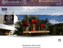 Tablet Screenshot of hotelpantagoralibano.com